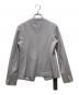 green label relaxing (グリーンレーベルリラクシング) D ノーラペル ジャケット グレー サイズ:34 未使用品：4000円