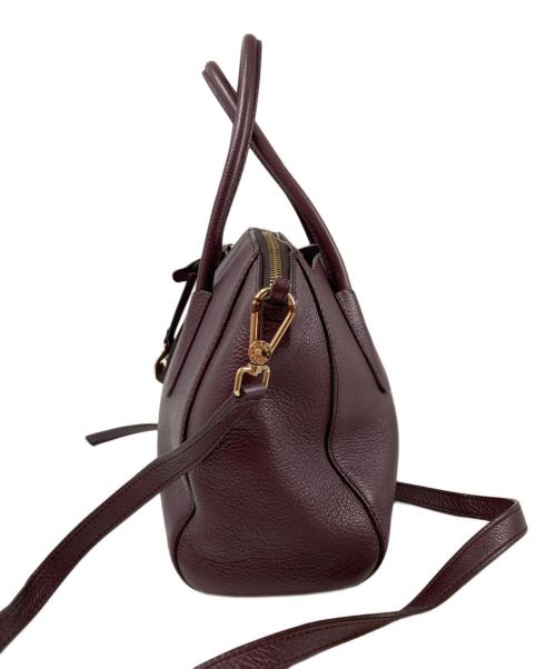 FURLA（フルラ）FURLA (フルラ) 2WAYレザーバッグ パープルの古着・服飾アイテム