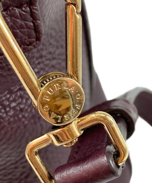 FURLA（フルラ）FURLA (フルラ) 2WAYレザーバッグ パープルの古着・服飾アイテム