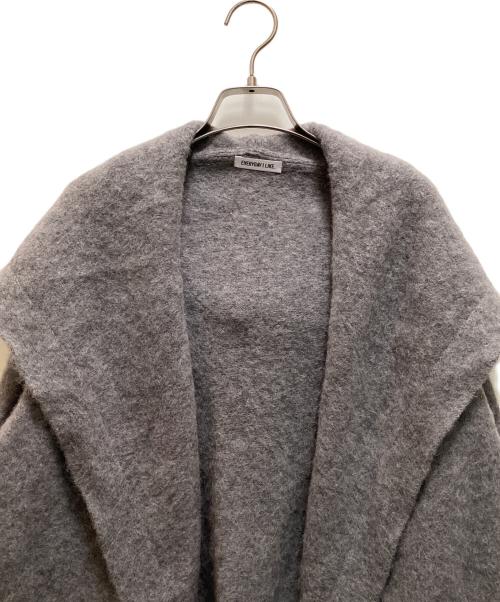 EVERYDAY I LIKE.（エヴリデイ アイ ライク）EVERYDAY I LIKE. (エヴリデイ アイ ライク) Alpaca Fluffy Gown グレー サイズ:FREEの古着・服飾アイテム