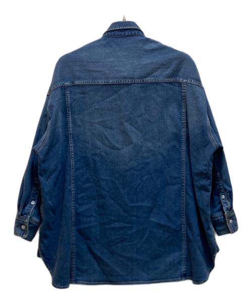 Healthy DENIM（ヘルシーデニム）Healthy DENIM (ヘルシーデニム) アーモンド オーバーサイズデニムシャツ インディゴ サイズ:1の古着・服飾アイテム