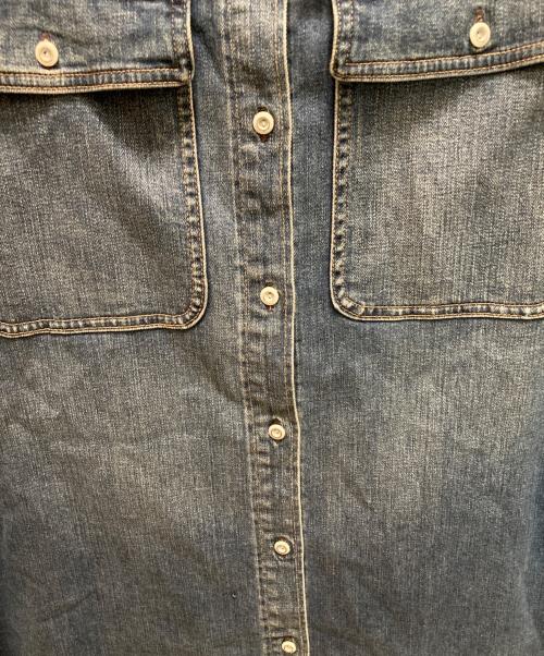 Healthy DENIM（ヘルシーデニム）Healthy DENIM (ヘルシーデニム) アーモンド オーバーサイズデニムシャツ インディゴ サイズ:1の古着・服飾アイテム