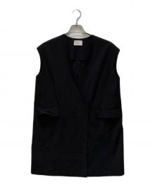 LE PHIL（ル フィル）の古着「サマーウールジレ」｜ブラック