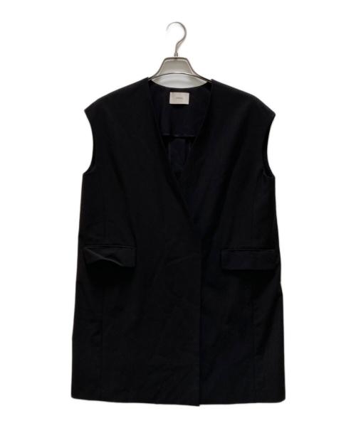 LE PHIL（ル フィル）LE PHIL (ル フィル) サマーウールジレ ブラック サイズ:Freeの古着・服飾アイテム