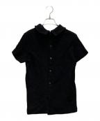 tricot COMME des GARCONSトリココムデギャルソン）の古着「ラウンドカラーカットソー」｜ブラック