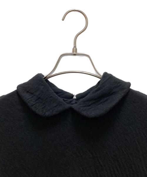 tricot COMME des GARCONS（トリココムデギャルソン）tricot COMME des GARCONS (トリココムデギャルソン) ラウンドカラーカットソー ブラック サイズ:Mの古着・服飾アイテム