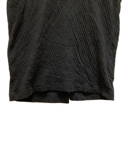 tricot COMME des GARCONS（トリココムデギャルソン）tricot COMME des GARCONS (トリココムデギャルソン) ラウンドカラーカットソー ブラック サイズ:Mの古着・服飾アイテム