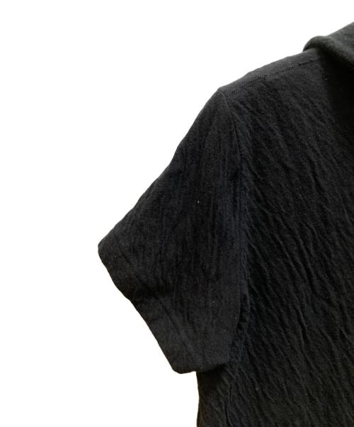 tricot COMME des GARCONS（トリココムデギャルソン）tricot COMME des GARCONS (トリココムデギャルソン) ラウンドカラーカットソー ブラック サイズ:Mの古着・服飾アイテム