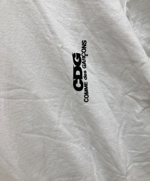 CDG（シーディージー）CDG (シーディージー) デザインTシャツ ホワイト サイズ:XXLの古着・服飾アイテム