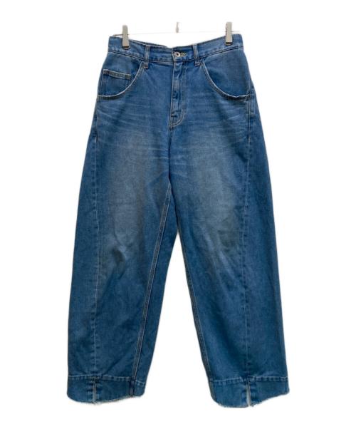 Adam et Rope（アダム エ ロペ）Adam et Rope (アダム エ ロペ) サステナブル ルーズフィットアジャストデニム ブルー サイズ:36の古着・服飾アイテム