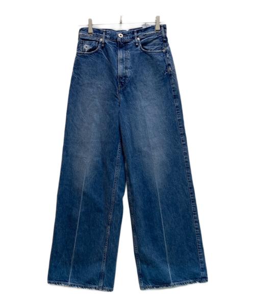 upper hights（アッパーハイツ）upper hights (アッパーハイツ) ストレートデニムパンツ インディゴ(COSMOS) サイズ:24の古着・服飾アイテム