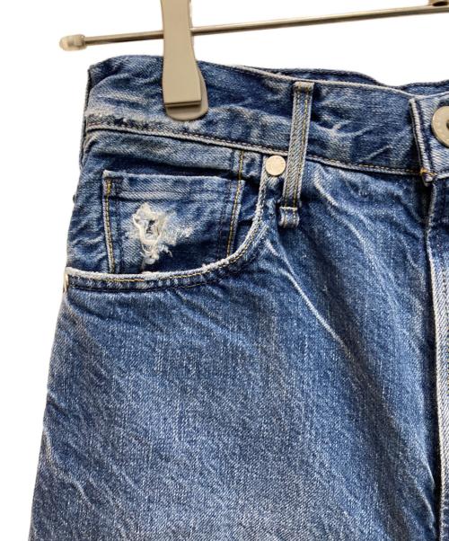 upper hights（アッパーハイツ）upper hights (アッパーハイツ) ストレートデニムパンツ インディゴ(COSMOS) サイズ:24の古着・服飾アイテム