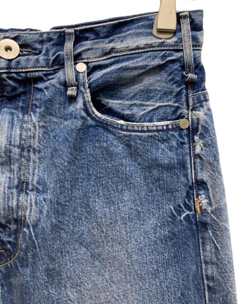 upper hights（アッパーハイツ）upper hights (アッパーハイツ) ストレートデニムパンツ インディゴ(COSMOS) サイズ:24の古着・服飾アイテム
