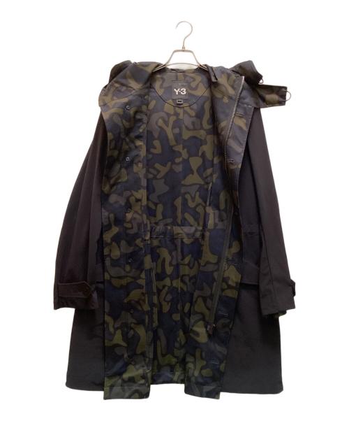 Y-3（ワイスリー）Y-3 (ワイスリー) ナイロンベンチコート ブラック サイズ:Mの古着・服飾アイテム