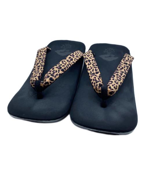 ごゑもん（ゴエモン）ごゑもん (ゴエモン) Denham (デンハム) ナカメマン (ナカメマン) コラボ 雪駄 × Undaスニーカー ブラック サイズ:XXLの古着・服飾アイテム