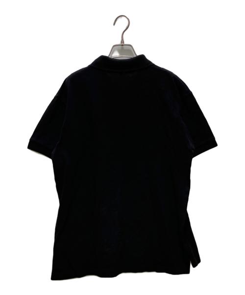 PLAY COMME des GARCONS（プレイコムデギャルソン）PLAY COMME des GARCONS (プレイコムデギャルソン) ハートワッペンポロシャツ ブラック サイズ:Lの古着・服飾アイテム