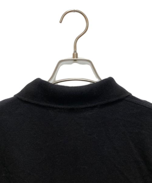 PLAY COMME des GARCONS（プレイコムデギャルソン）PLAY COMME des GARCONS (プレイコムデギャルソン) ハートワッペンポロシャツ ブラック サイズ:Lの古着・服飾アイテム