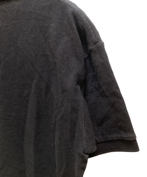 PLAY COMME des GARCONS（プレイコムデギャルソン）PLAY COMME des GARCONS (プレイコムデギャルソン) ハートワッペンポロシャツ ブラック サイズ:Lの古着・服飾アイテム