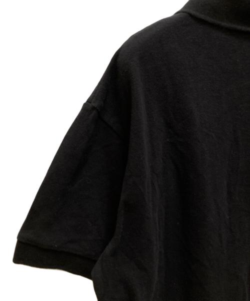 PLAY COMME des GARCONS（プレイコムデギャルソン）PLAY COMME des GARCONS (プレイコムデギャルソン) ハートワッペンポロシャツ ブラック サイズ:Lの古着・服飾アイテム