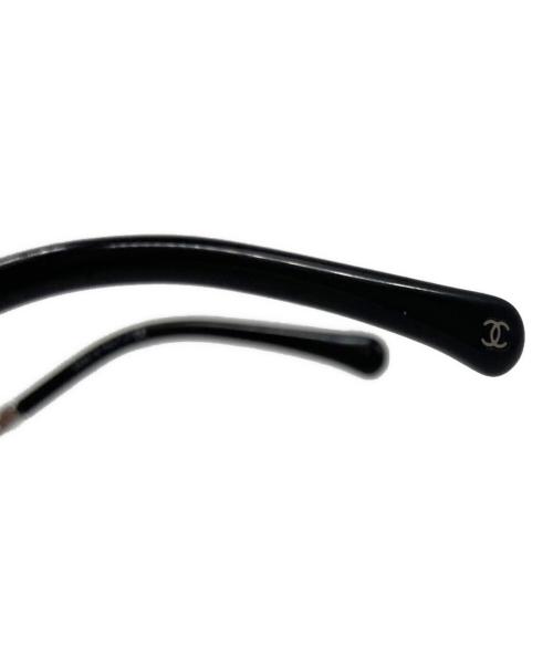 CHANEL（シャネル）CHANEL (シャネル) ココマーク チェーン サングラス ブラック サイズ:55□17 135の古着・服飾アイテム