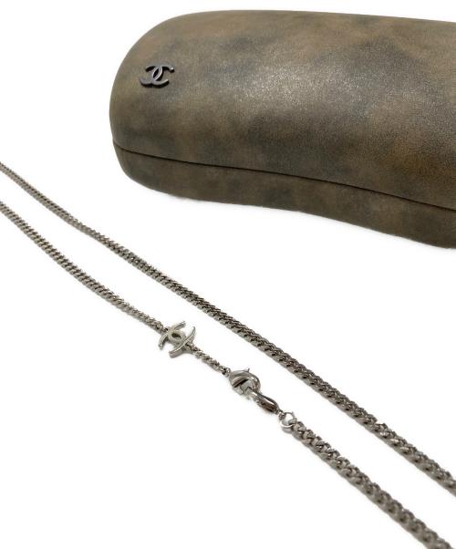 CHANEL（シャネル）CHANEL (シャネル) ココマーク チェーン サングラス ブラック サイズ:55□17 135の古着・服飾アイテム