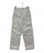 Spick and Spanスピック＆スパン）の古着「ルーズベイカーパンツ」｜ホワイト