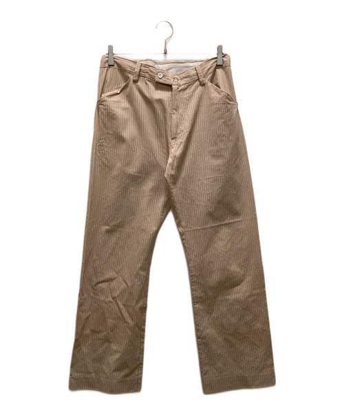 SUNSEA（サンシー）SUNSEA (サンシー) FLANNEL CHECK PANTS ベージュ サイズ:3の古着・服飾アイテム
