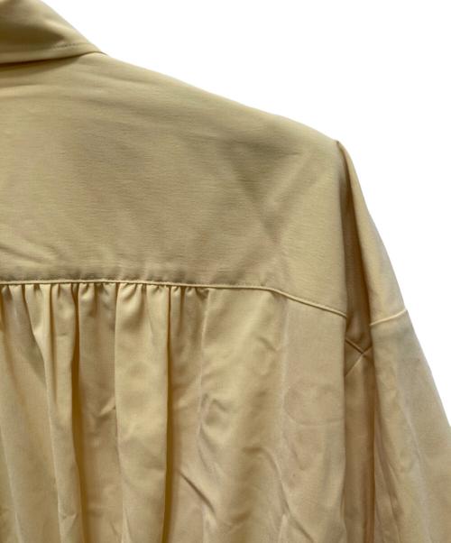 HYKE（ハイク）HYKE (ハイク) ギャザーシャツドレス イエロー サイズ:2の古着・服飾アイテム