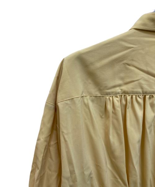 HYKE（ハイク）HYKE (ハイク) ギャザーシャツドレス イエロー サイズ:2の古着・服飾アイテム