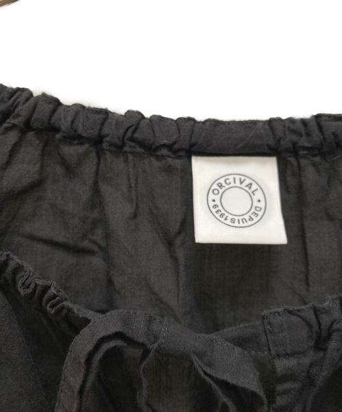 ORCIVAL（オーシバル）ORCIVAL (オーシバル) Sheer Voile Short Bolero shirt ブラック サイズ:SIZE　1の古着・服飾アイテム