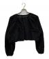 ORCIVAL (オーシバル) Sheer Voile Short Bolero shirt ブラック サイズ:SIZE　1：6000円