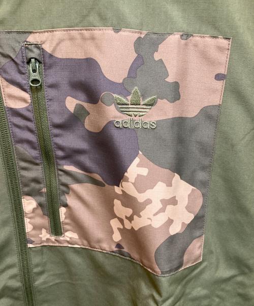 adidas Originals（アディダスオリジナル）adidas Originals (アディダスオリジナル) CAMO WINDBREAKER（カモウインドブレーカー） グリーン サイズ:Lの古着・服飾アイテム