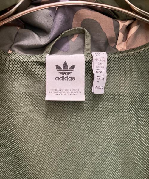adidas Originals（アディダスオリジナル）adidas Originals (アディダスオリジナル) CAMO WINDBREAKER（カモウインドブレーカー） グリーン サイズ:Lの古着・服飾アイテム