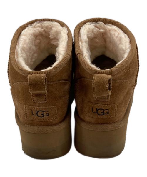 UGG（アグ）UGG (アグ) クラシック ウルトラ ミニ プラットフォーム ブラウン サイズ:25cmの古着・服飾アイテム