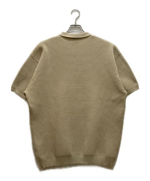 HUF（ハフ）HUF (ハフ) KNIT POLO ベージュ サイズ:XXLの古着・服飾アイテム