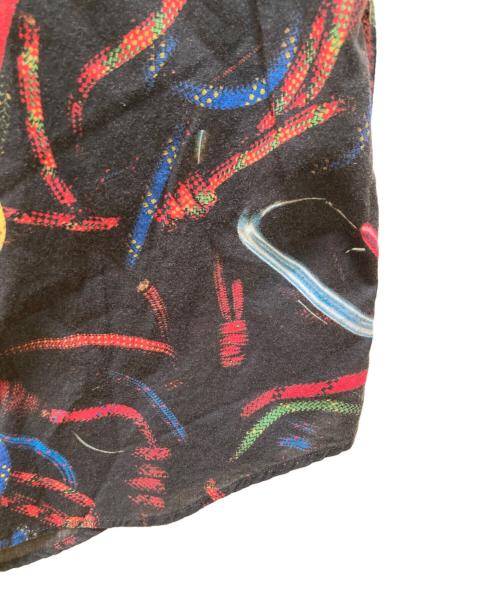 PS Paul Smith（ＰＳポールスミス）PS Paul Smith (ＰＳポールスミス) 総柄シャツ ブラック サイズ:Mの古着・服飾アイテム