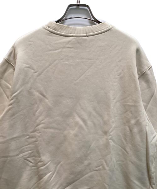 LACOSTE LIVE（ラコステライブ）LACOSTE LIVE (ラコステライブ) SINCE 1927 クルーネックスウェット ベージュ サイズ:Mの古着・服飾アイテム