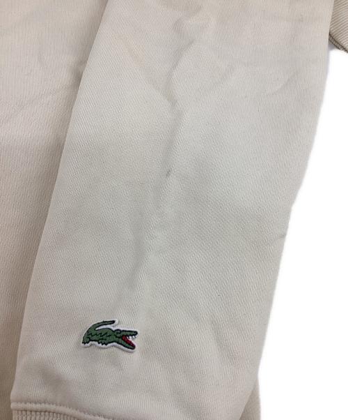 LACOSTE LIVE（ラコステライブ）LACOSTE LIVE (ラコステライブ) SINCE 1927 クルーネックスウェット ベージュ サイズ:Mの古着・服飾アイテム