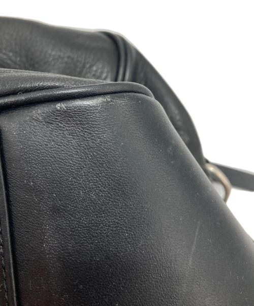 BURBERRY（バーバリー）BURBERRY (バーバリー) 裏地ノバチェック 2WAYレザーボストンバッグ ブラックの古着・服飾アイテム