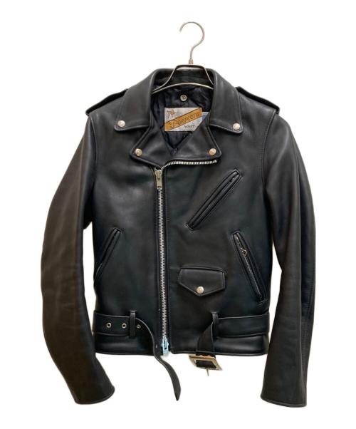 PERFECTO by Schott（パーフェクト バイ ショット）PERFECTO by Schott (パーフェクト バイ ショット) ダブルライダースジャケット ブラック サイズ:32の古着・服飾アイテム