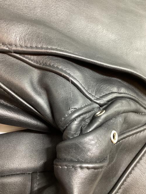 PERFECTO by Schott（パーフェクト バイ ショット）PERFECTO by Schott (パーフェクト バイ ショット) ダブルライダースジャケット ブラック サイズ:32の古着・服飾アイテム