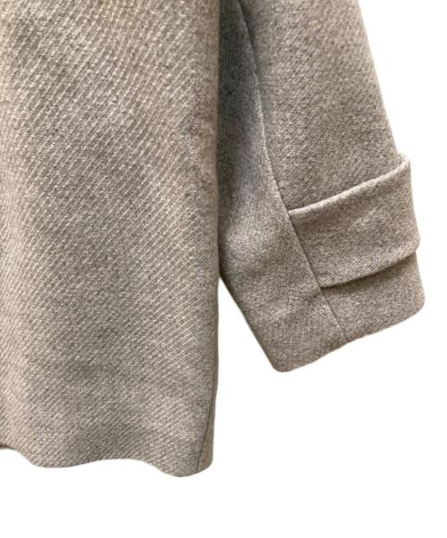 PLST（プラステ）PLST (プラステ) マンテコノーカラーハーフコート グレー サイズ:Mの古着・服飾アイテム
