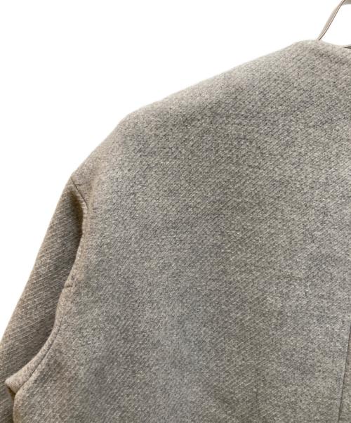 PLST（プラステ）PLST (プラステ) マンテコノーカラーハーフコート グレー サイズ:Mの古着・服飾アイテム