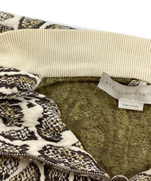STELLA McCARTNEY（ステラマッカートニー）STELLA McCARTNEY (ステラマッカートニー) ヘビ柄ボンバージャケット ベージュ サイズ:38の古着・服飾アイテム