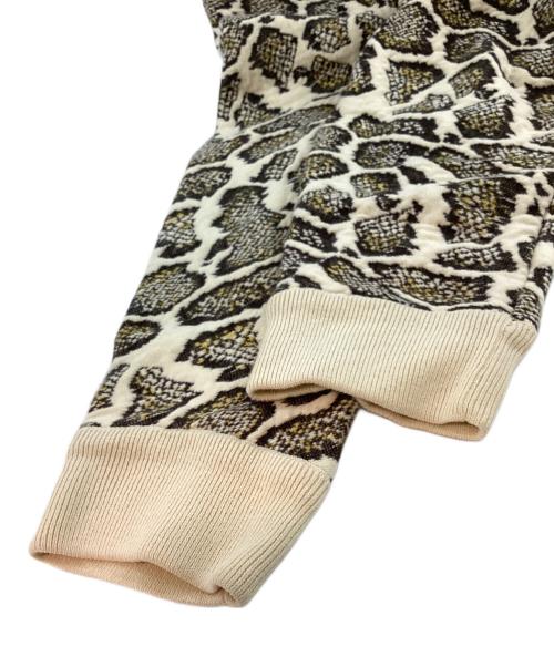 STELLA McCARTNEY（ステラマッカートニー）STELLA McCARTNEY (ステラマッカートニー) ヘビ柄ボンバージャケット ベージュ サイズ:38の古着・服飾アイテム