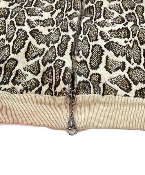 STELLA McCARTNEY（ステラマッカートニー）STELLA McCARTNEY (ステラマッカートニー) ヘビ柄ボンバージャケット ベージュ サイズ:38の古着・服飾アイテム