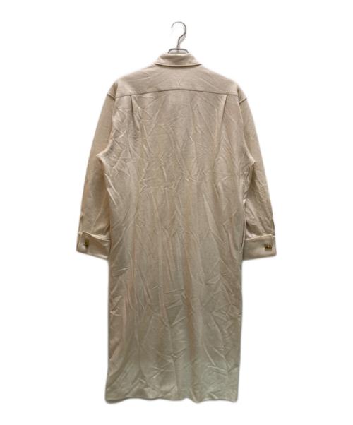 MaxMara（マックスマーラ）MaxMara (マックスマーラ) ウールシャツワンピース ベージュ サイズ:44の古着・服飾アイテム