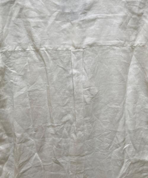 YANUK（ヤヌーク）YANUK (ヤヌーク) N.18 コラボリネンシャツワンピース ホワイト サイズ:Sの古着・服飾アイテム