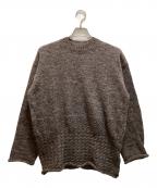 COMME des GARCONS HOMMEコムデギャルソン オム）の古着「クルーネックニット」｜グレー