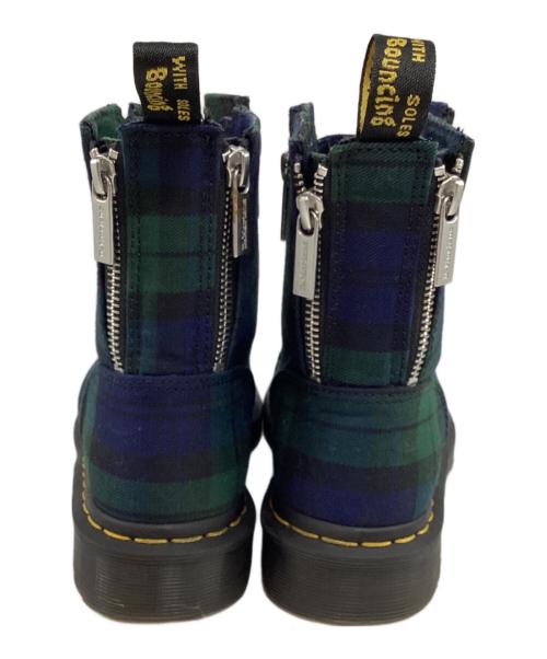 Dr.Martens（ドクターマーチン）Dr.Martens (ドクターマーチン) クアッドアップリケ 1460 ジップ グリーン サイズ:Uk5の古着・服飾アイテム